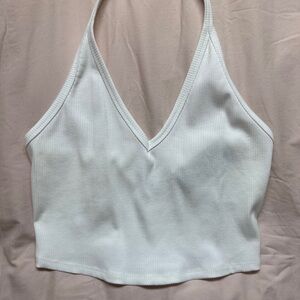 Target White Ribbed Camisole